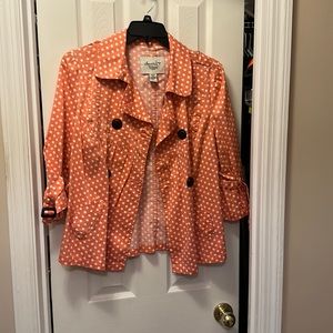 American Rag pink blazer-type top, size 0X.
